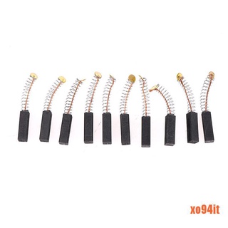 [xo94it]10 piezas de repuesto de cepillo de carbono de 6x6x20 mm para accesorios de herramientas eléctricas