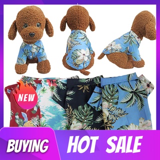 querenmim Mascotas Verano Árbol De Coco Piña Lindo Hawaii Playa Camisa Blusa Ropa De Perro