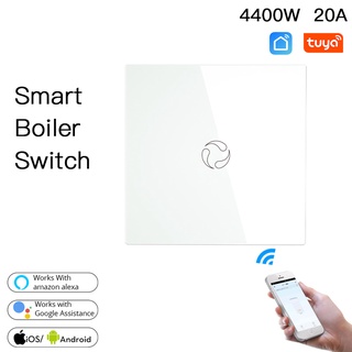 tuya WiFi Smart Boiler Switch Water Heater Smart Life Tuya APP Remote Control Amazon Alexa Echo Google Home Voice Control Glass Panel tenny.cl