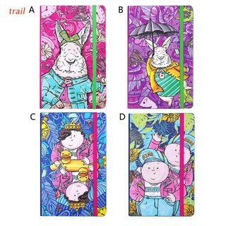 trail nuevo cuero creativo de dibujos animados conejo/hermano cuadernos blocs de escritura cuaderno manual calendario calendario calendario libro plan semanal cuaderno para niñas para regalo