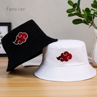 naruto - sombrero de pescador de algodón, color blanco (1)