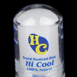 [milliongrid1] desodorante alum stick cristal antitranspirante natural para mujeres hombre axilas cuerpo caliente (5)
