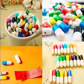 IBACH Way Message Exquisite Pills Capsule Letter Multi-Color Cute Colors Korean Sophisticated 50pcs