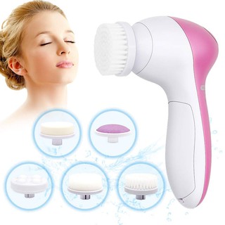 5 en 1 pro cepillo limpiador facial spa cuidado de la piel masaje exfoliante limpieza profunda