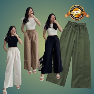 Culottes Widi pantalones, estilo coreano pantalones de mujer, Culottes largos de las mujeres, Culottes de algodón