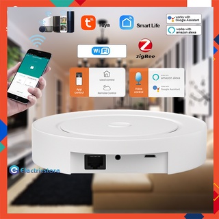 ZigBee 3.0 Smart Hub Cableado/Wifi/Bluetooth Gateway Bridge Tuya/Life App Control Remoto De Voz Funciona Con Alexa Google Home Assistant pk Sonoff ekaza 2021 Nuevo