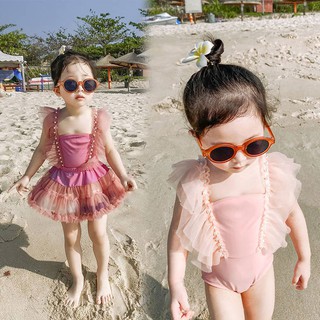 MYBABY traje de protección solar de una pieza con estampado de Bikini/traje de baño de playa
