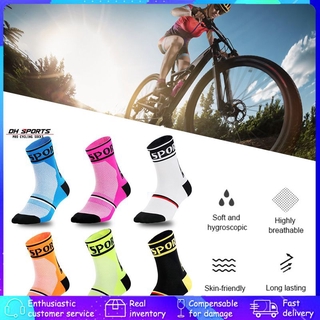 [Stoking sukan] calcetines de ciclismo DH Sports de alta calidad profesional de marca deportiva calcetines transpirables para bicicleta al aire libre