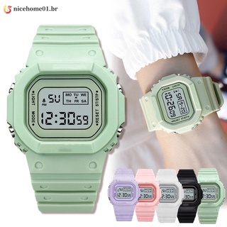 [disponible en inventario novedosa colores] reloj deportivo Digital unisex para mujer a prueba de agua 576 (5)