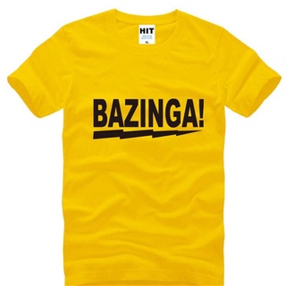 The Big Bang Theory Sheldon Bazinga Printed T Shirts Men Summer Style Short Sleeve O-Neck Cotton Men's T-Shirt Male Tee Shirts