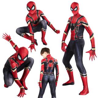 Spider-Man Homecoming Iron Spiderman Traje De Superhéroe Disfraz De Cosplay Mono Para Niños Y Adultos (3)