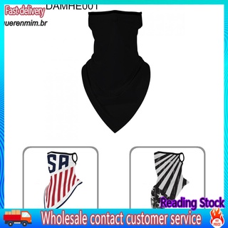 Qu* bandera americana impresión al aire libre Anti UV a prueba de polvo cuello polaina cubierta cara bufanda