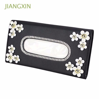 Jiangxin asiento estilo accesorios servilletas titular paquete de papel caso coche caja de pañuelos para visera solar/Multicolor