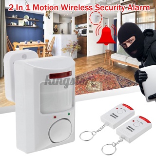 Wireless Security Alarm 2 In 1 Motion & Chime & Remote Control+Holder Home