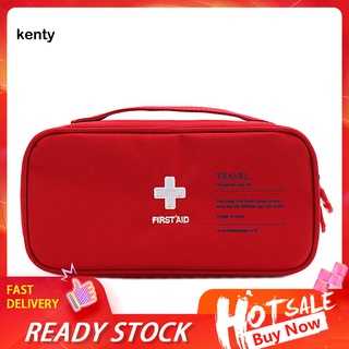 ky_ paquete portátil vacío de primeros auxilios de emergencia para acampar al aire libre, senderismo, bolsa de supervivencia