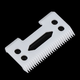 (arichbluehb) 1 cuchilla de cerámica de 28 dientes con accesorios de 2 agujeros para clipper inalámbrico zirconia en venta (7)
