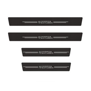 Carbon Fiber Car Door Side Threshold Bar Strip Bumper Door Step Anti-Stepping Protection Sticker Anti-collisi Pedal Decoration Strip for MG ZS HS MG3 MG5 MG6 MG7 TF ZR (2)