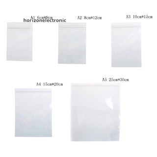 [horizonelectronic] 10 bolsas de protección antiestática ESD translúcidas con cierre de cremallera resellable bolsas calientes