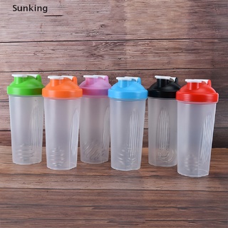 [Sunking] Batidora de proteínas mezcladora botella de deportes fitness gimnasio 600 ml gratis coctelera botella