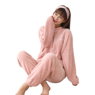 Pijama de invierno para mujer/pijamas de lana/pijamas de franela/ropa de dormir
