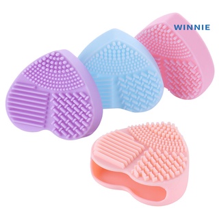[winnie] love heart wash cepillos cosméticos limpiador de silicona herramienta de limpieza (2)