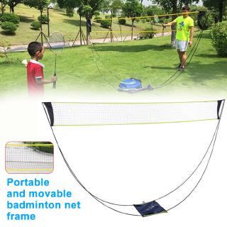 Red de bádminton deportes de playa con soporte de malla de tenis ejercicio niños adultos accesorios interior al aire libre extraíble competencia portátil