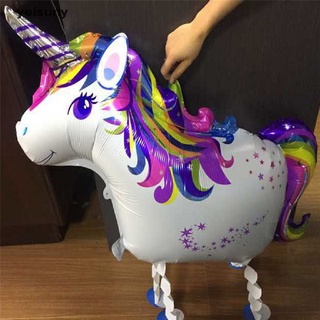 [yei] globos de papel de unicornio para niños fiesta de cumpleaños unicornio juguetes inflables 586cl