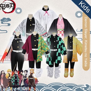 Demon Slayer Kimetsu No Yaiba Kamado Nezuko Kids Cosplay Costume Kimono Robes (1)