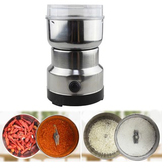 Molinillo de café acero inoxidable hierbas eléctricas/Spices/nueces/granos/frijol de café molienda (1)
