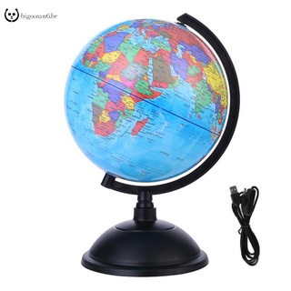 20cm soporte De Mapa giratorio Mundi Globo+Globo Led tierra Mundial