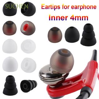 suchen 10 pares de audífonos de goma suaves de 4 mm para auriculares intrauditivos