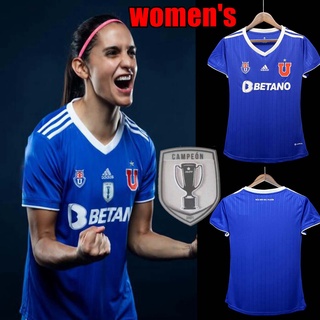 Camiseta De Fútbol De La Universidad De Chile/22/23 Para Mujer