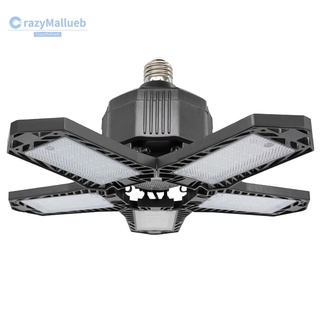 Crazymallueb 30/80/200W LED luz de garaje E26/E27 Deformable luz de techo almacén bombilla de iluminación con 5 ajustable