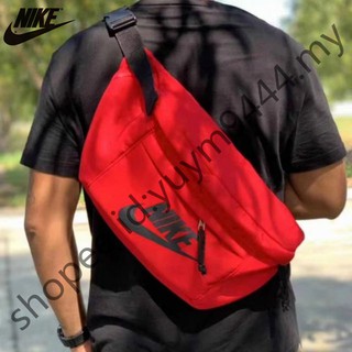Color rojo bolsas de lona bolsas de pecho bolsos Unisex Nike grande bolso Crossbody