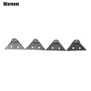 [waroom] 4 piezas de joyero caja de regalo de madera estuche decorativo pies pierna esquina protector guardia (8)