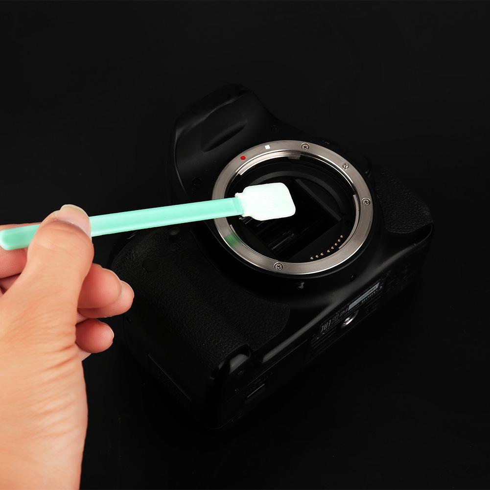 6 piezas cmos ccd sensor limpiador hisopo limpieza kit pegajoso para cámaras dslr sin espejo (6)