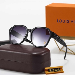 Louis Vuitton gafas de sol de alto grado Retro de moda gafas de sol de los hombres grandes gafas de lujo diseño sombras espejo