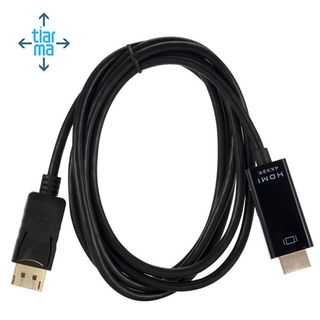 M 6FT puerto de pantalla DP a HDMI Cable 4Kx2K chapado en oro adaptador de DisplayPort para MacBook Air Dell Monitor