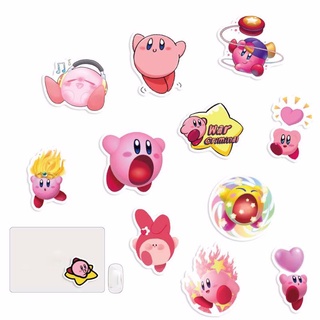 MARYELLEN 50pcs/pack Kirby Star Waterproof Car Stickers Decorative Stickers Anime Decals Stationery Sticker Kirby Kids Gift PVC Fans Collection Gifts Anime Stickers (2)