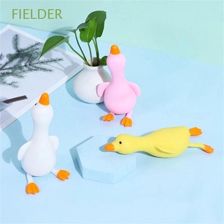 FIELDER Funny Squish Toy Office Fidget Toy Squeeze Ball Animal Duck Cartoon Duck TPR For Children Adult Random Color Novelty Decompression Toy