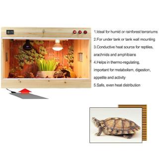 almohadilla de calefacción para mascotas de reptiles, almohadilla de calefacción, hoja de calefacción con termostato de pet, almohadilla infrarroja n3d6