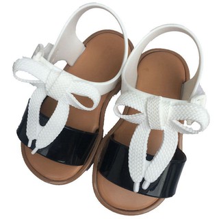Babysong bebé niñas antideslizante suela suave hueco princesa sandalias zapatos (3)