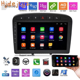 2 Din Android 9.1 Car Multimedia Player Stereo Radio WIFI 1G+16G GPS Navigation Player for Peugeot 407 308 308SW