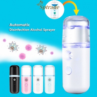 Mini USB Nano cara vaporizador automático Alcohol desinfectante pulverizador nebulizador cara hidratante hidratante belleza cuidado de la piel herramientas