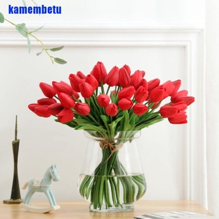 {kattem} ramo Falso De tulipanes artificiales con Toque Real Para decoración De fiesta/boda/hogar (7)