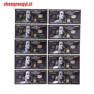 [shengrongyi]muñeca conmemorativa de oro negro Antique USD 100 moneda (5)
