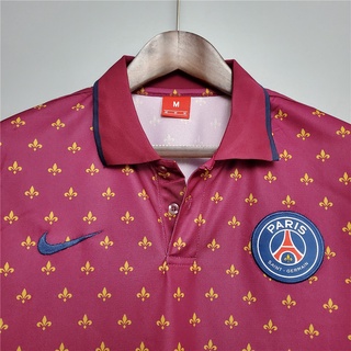 2020-2021 PSG burgundy POLO shirt (4)