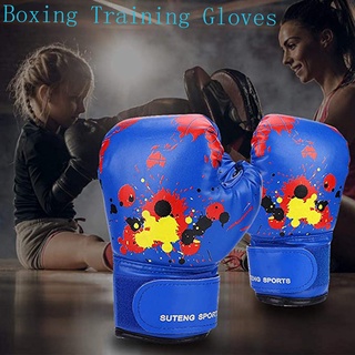 【Chiron】Children Cartoon Boxing Gloves Kickboxing Punching Bag Training Fight Age 3-10