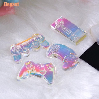 elegante *# diy consola de juegos mango molde de silicona cristal resina epoxi molde llavero (2)