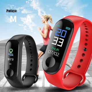 PT-M3 pulsera inteligente impermeable con Monitor de presión arterial y frecuencia cardíaca/pulsera deportiva
